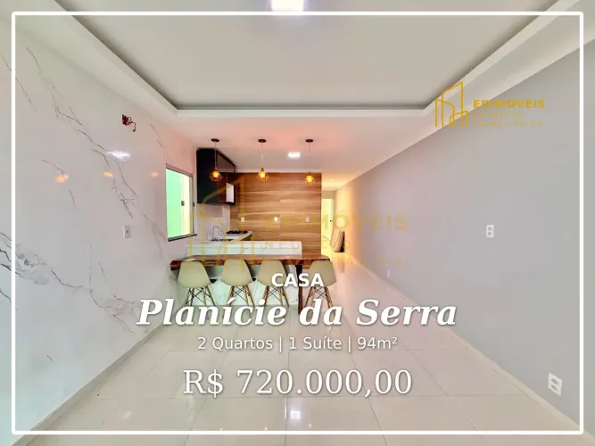 Seu Novo Lar em Planície da Serra: Casa com 2 Quartos e Área Gourmet!