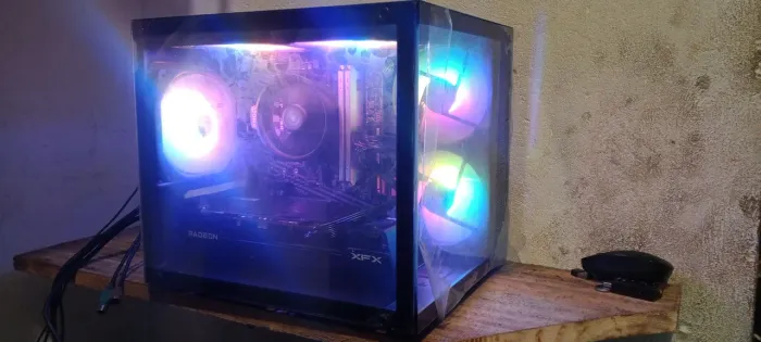 CPU GAMER Ryzen 5500 RX 7600 RAM 16