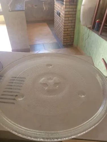 Prato e suporte microondas 