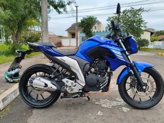 Yamaha Fazer 250 Fz25 2022 Azul - Único Dono