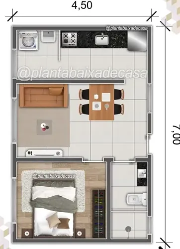 chale quadrado moderno steel frame pronto