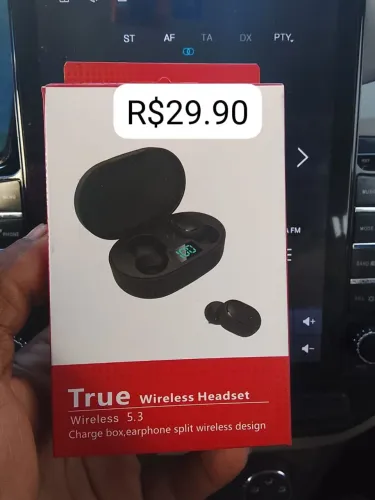 fone de ouvido bluetooth novo