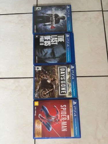 4 jogos de PlayStation 4