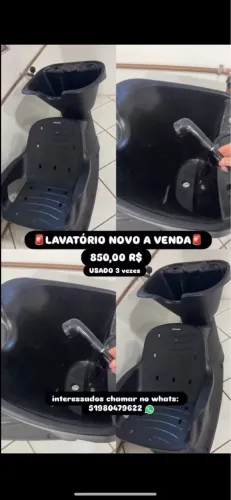 CADEIRA LAVATÓRIO SEMI-NOVA