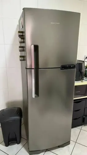 Geladeira Nova inox Brastemp 