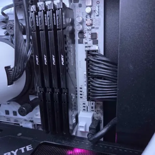 Memória RAM Kingston Fury Beast, 128GB (4x32GB), 5200MHz, DDR5, CL40, Preto