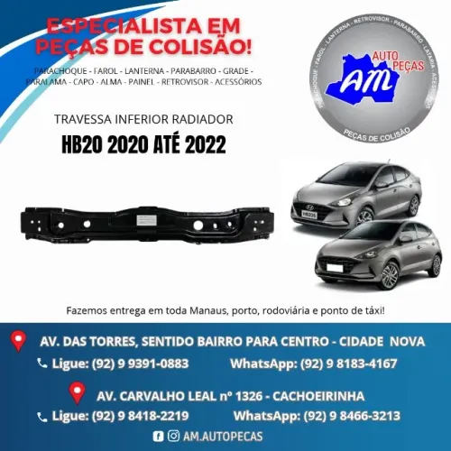 travessa inferior radiador hb20 20/22