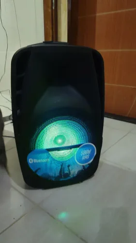 Caixa de som mondial 500w RMS com Bluetooh