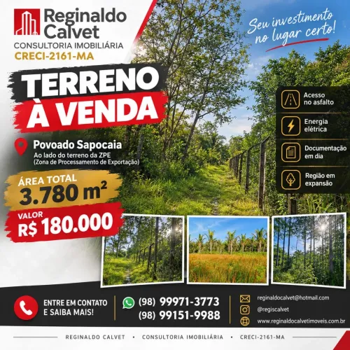Vendo em Rosário, ao lado da área da Refinaria de Bacabeira
