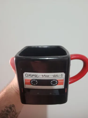 Guardiões da galaxia caneca oficial quadrada