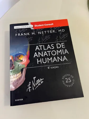 Livro Atlas de Anatomia Humana 6ª edição, Netter