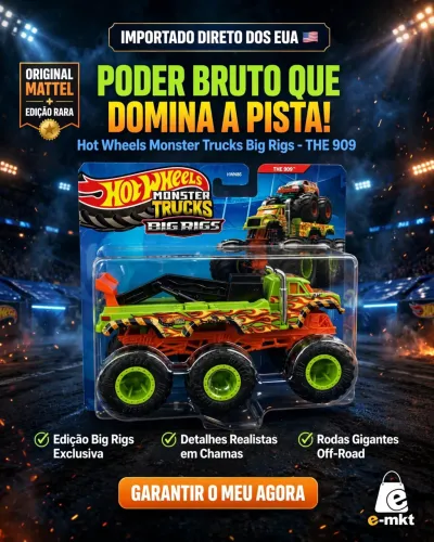 Hotwheels Monster Truck Big Rigs The 909