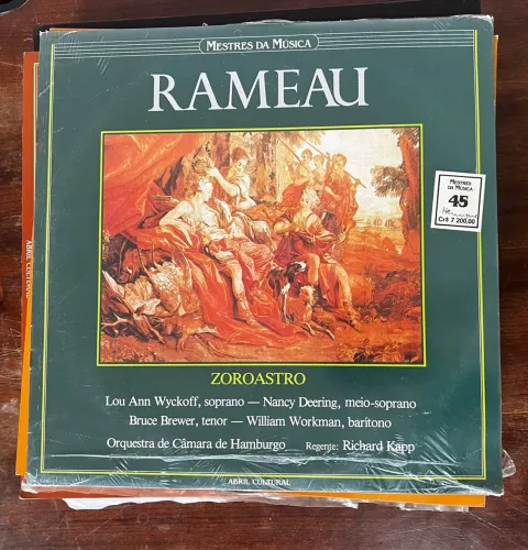 Disco Vinil Lacrado - Rameau Zoroastro - Mestres Da Música Nº 45