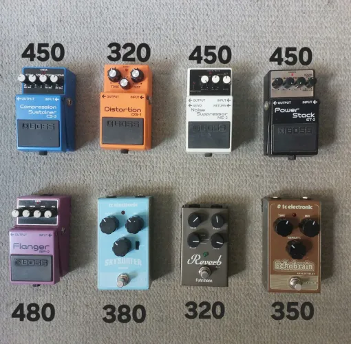 Pedais pra Guitarras Vários Impecáveis 