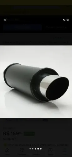 Abafador turbinho universal 3pol.