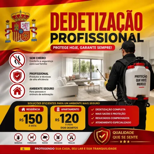 Dedetizacao promoção residência e apartamento