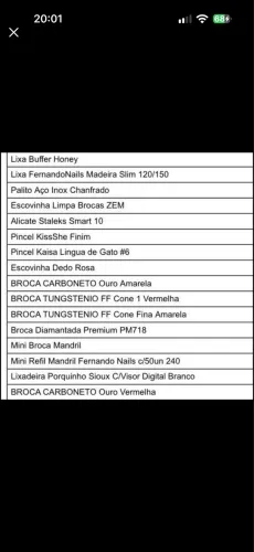 Vende-se kit completo para unha em gel