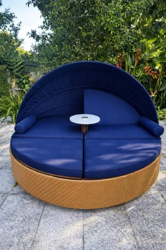 Chaise Ostra MAC Design dupla c/ mesa - área externa 