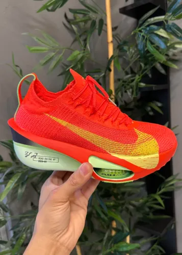 Tênis Nike Zoom Alphafly 3 Masculino Importado Cor: Laranja - Disponível 38 AO 43