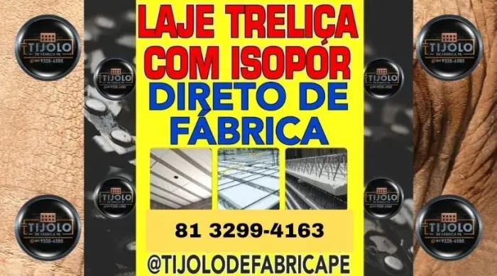 laje treliça com isopor entrega imediata 