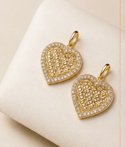 Pingente Heart em Ouro 18k 750