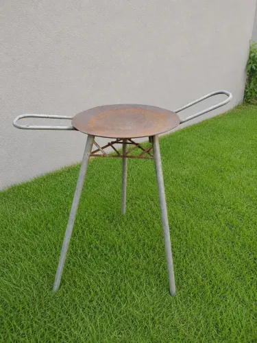 Disco de Arado com Suporte - Ideal para Churrasco e Comidas Campeiras