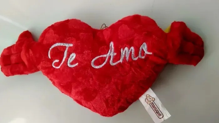 Coração de Pelúcia Grande com Ventosa 20cm - Presente Ideal (Últimas Unidades)