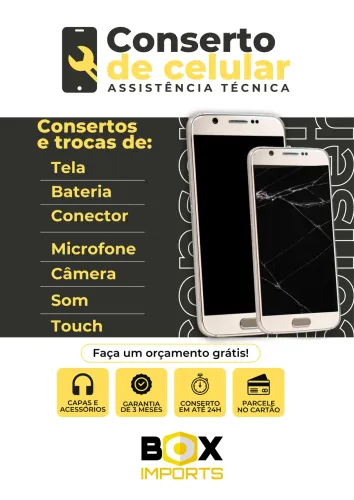 Conserto de Celular com Qualidade e Garantia! 