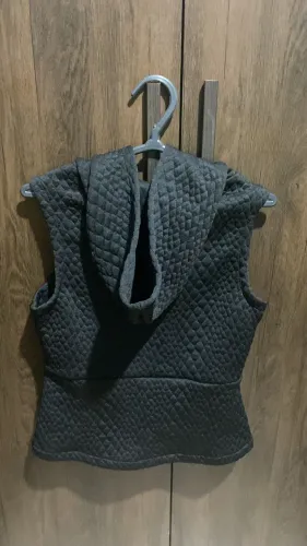 Colete capuz feminino 