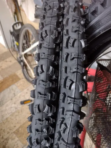 PNEUS LEVORIN MARCA TOP PARA BICICLETAS ARO 26 USO MISTO ASFALTO/TRILHA + DUAS CÂMERAS  AR