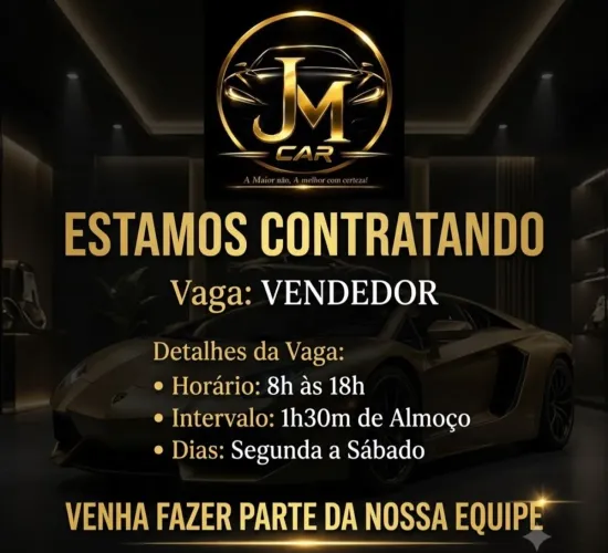 Vaga: vendedor de aroma pra carro !