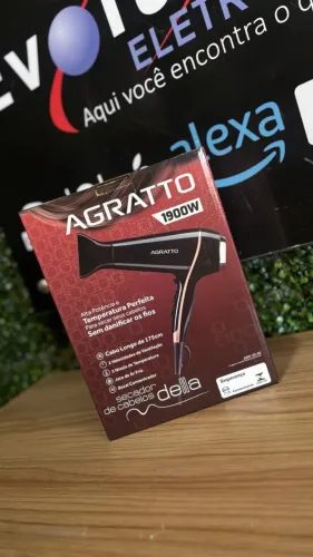 Secador de Cabelos 1900W - AGRATTO - PRODUTO NOVO COM GARANTIA