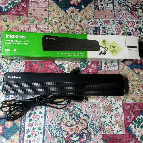 Antena interna de TV amplificada via USB 