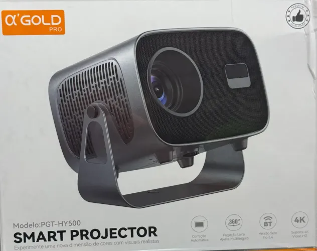 PROJETOR HY500 GOLD NOVO LACRADO 