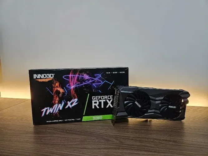 Placa de vídeo RTX 3060 Inno3D TWIN X2 12GB com Dual Fan - Usada em Excelente Estado!