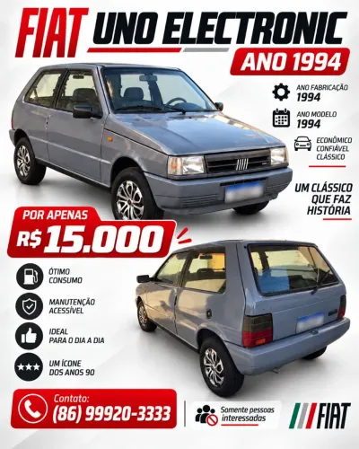 Fiat Uno Mille 1.0 Electronic 4P 1994