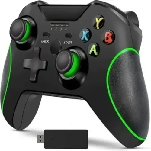 Controle Joystick Sem Fio 2.4Ghz YKQ-124 para PC Windows e Xbox One Gameplay