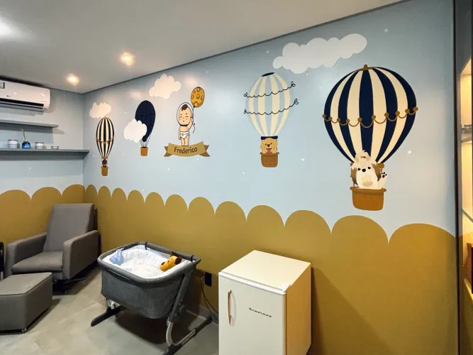 Arte para quarto infantil.