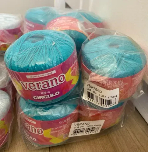 Lote com 165 uni. de Fios Verano - Marca Círculo 