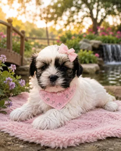 Lhasa Apso femea Filhote Uma menininha incrivel