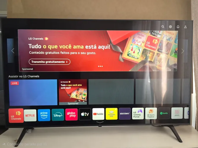 TV LG 60 4K e Controle