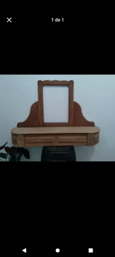 Penteadeira de parede (estilo antiguidade, rustica) madeira maciça