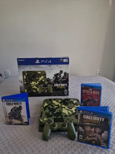 PlayStation 4 Edição Limitada Call of Duty: WWII