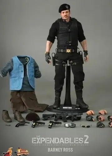 Mercenarios Barney Ross hot toys - Silvester Stalone