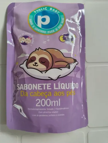 Sabonete líquido 200ml hipoalergênico