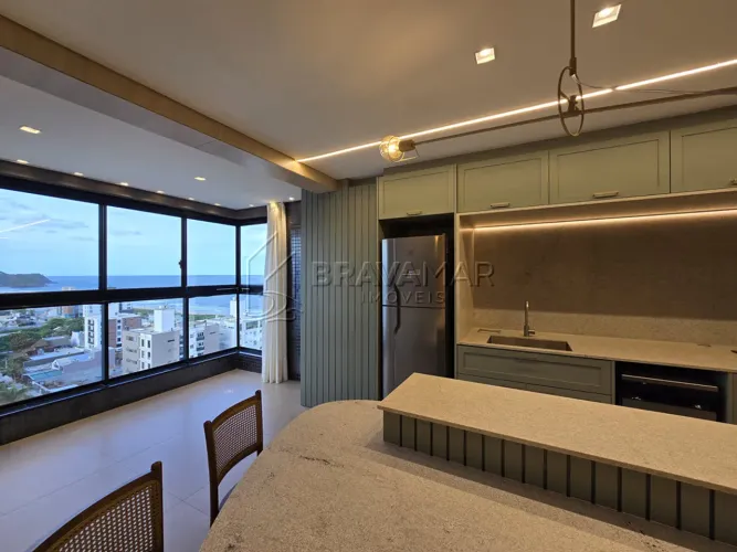 Locação Anual - Apartamento com 02 Suítes, mobiliado e equipado na Praia Brava - Itajaí/SC