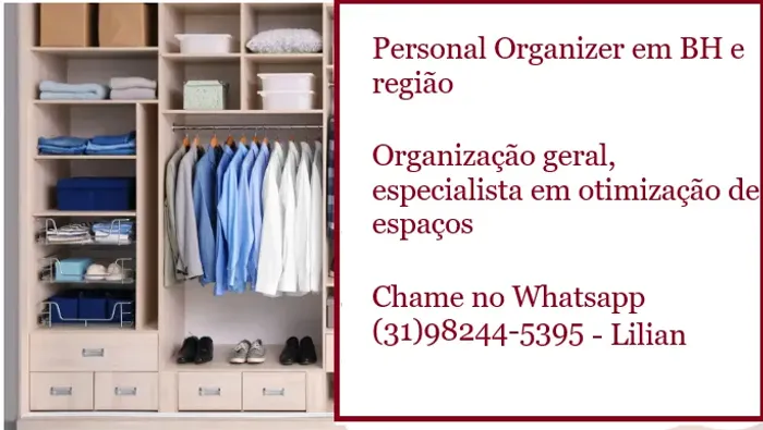 Personal organizer - BH e região