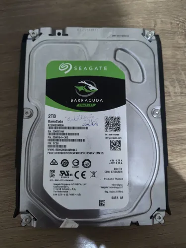 HD Seagate BarraCuda 2TB ST2000DM006 7200RPM SATA III
