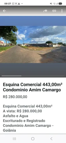 lote condomínio ami camargo-Goiânia
