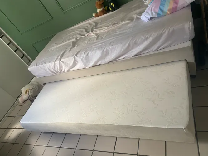 Base de cama box solteiro